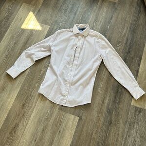 Red/Blue Pinstripe Tommy Hilfiger Dress Shirt 15 32-33